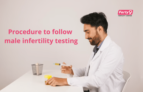 Procedure to follow male infertility testing