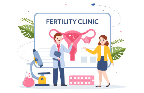 Summarize the pros and cons of using a fertility clinic