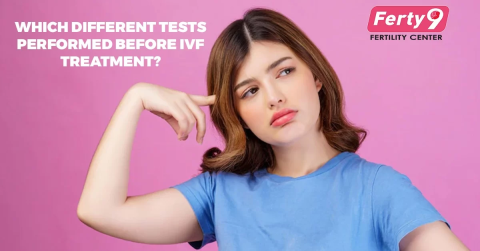 Which different tests performed before IVF treatment?