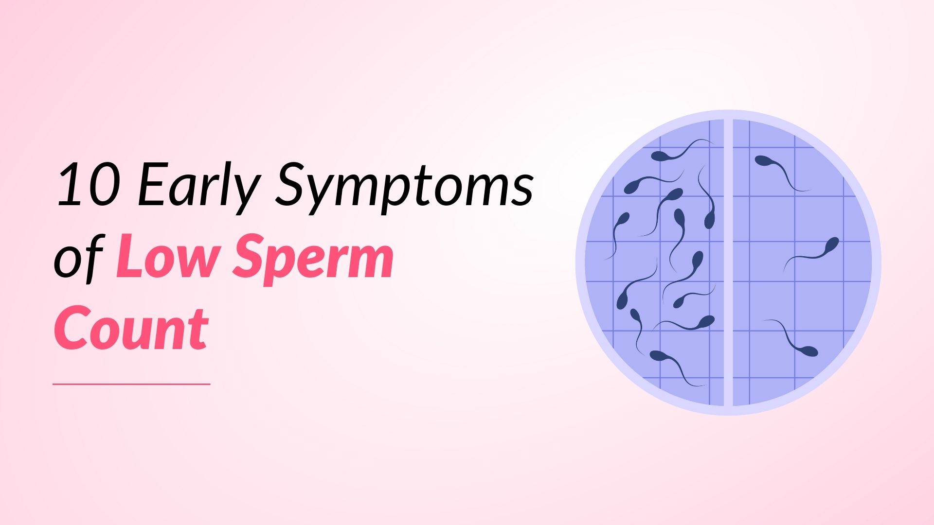 Symptoms of Low Sperm Count