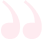 Pink quotation mark icon