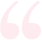 Pink quotation mark icon