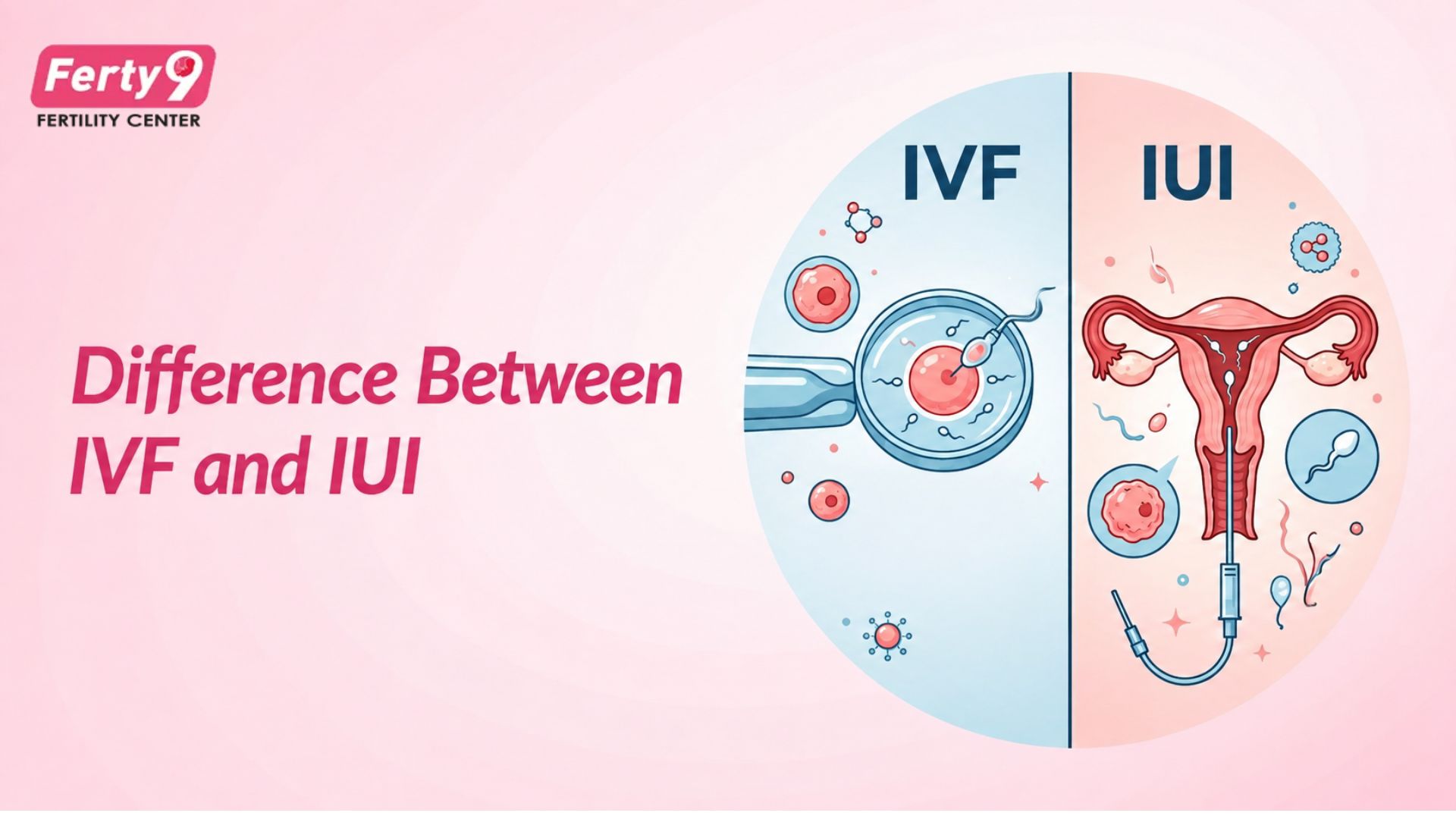 difference between ivf iui
